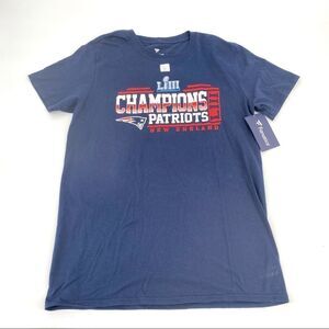 NFL Fanatics Unisex Patriots Super Bowl Champions T- Shirt NWT‎ NEW NFL